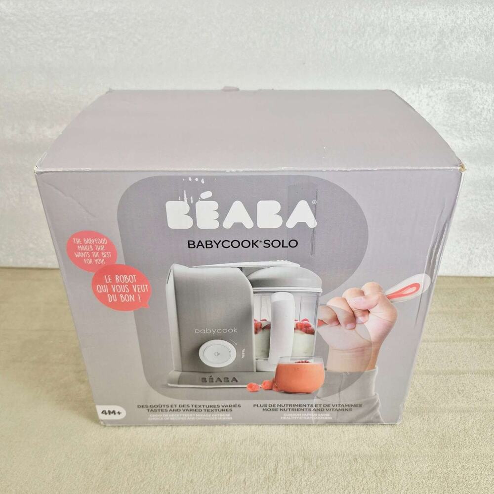 BEABA Babycook Solo 4-in-1 Baby Food Maker Gray 4.5 cups